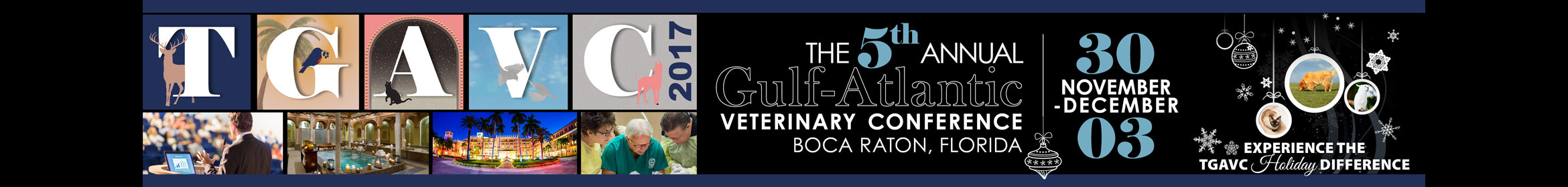 The 5th Annual Gulf-Atlantic Veterinary Conference (TGAVC) Main banner